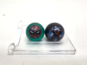 Spiderman & The Marvel Universe Marbles Spider-Man #4 & The Thing #39 2 Stück - Bild 1 von 2