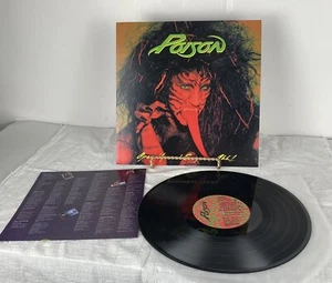 POISON Open Up And Say…Ahh! Vinyl Record 1988 Japan Promo Bonus Track 38AP-5024 - Picture 1 of 11