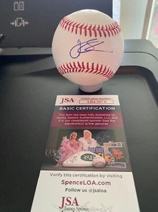 JOHN SCHNEIDER TORONTO BLUE JAYS MANAGER SIGNED OFFICIAL MAJOR LEAGUE BALL JSA - Picture 1 of 2