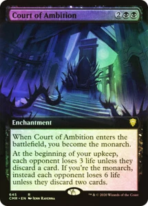 MTG FOIL Court of Ambition Extended Art - Commander Legends #645 - Picture 1 of 1