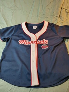 MN TWINS Lady Slugger MLB Genuine Merchandise size Large shirt - Picture 1 of 2
