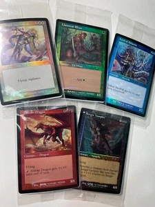 MTG 30th Anniversary (Retro Frame)1-5 (Serra Angel,Llanowar Elves and...) NM EN - Picture 1 of 1