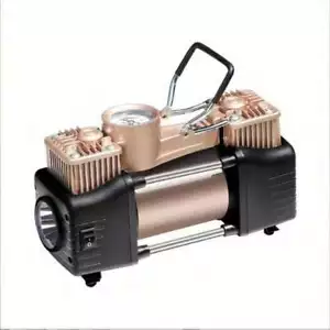 Car Air Pump Double Cylinder High Power Car Air Pump Tire 12V Electric High Pres - Picture 1 of 6
