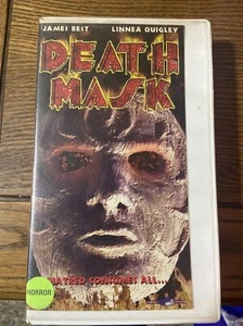 Death Mask Horror VHS Rare Cult Linea Quigley Rental Case 1998 Clean MTI Slasher - Picture 1 of 5