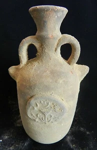 Biblical Jerusalem Antique Jar Holy Land Roman Clay Herodian Pottery Jug - Picture 1 of 9