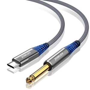 USB C auf 6,35mm TS Audiokabel, USB Typ C auf 1/4 Zoll TS Audio Mono Interconnec - Bild 1 von 8