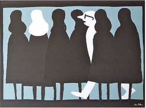 Arctic Monkeys Indie Rock Music Poster WALKING PENGUINS 14X11 - Picture 1 of 1