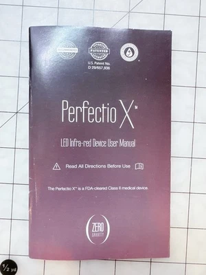 Manual original solo para Perfectio X por gravedad cero - Dispositivo infrarrojo LED Foto 1 de 3