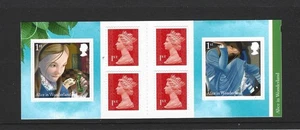 GB 2015 6 x 1st CLASS ALICE IN WONDERLAND STAMP BOOKLET PM46 - Picture 1 of 1