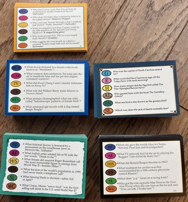 425 карт Trivial Pursuit: оригинальное поколение, поколение III и 5 и Warner Brothers - Изображение 1 из 4