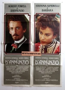 lotto 2 cm.50x140-D'ANNUNZIO-SANDRELLI-NASCA-BIOGRAFICO-N12-4 - Picture 1 of 1