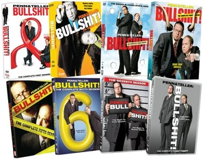 Penn & Teller: Bullshit!: Eight Season Pack (DVD) - Picture 1 of 1