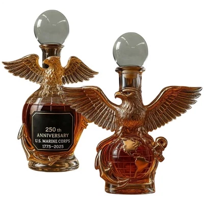 Whiskey Decanter Eagle Shaped Whiskey Glass Decanter Statue Wine Bottle Collecti