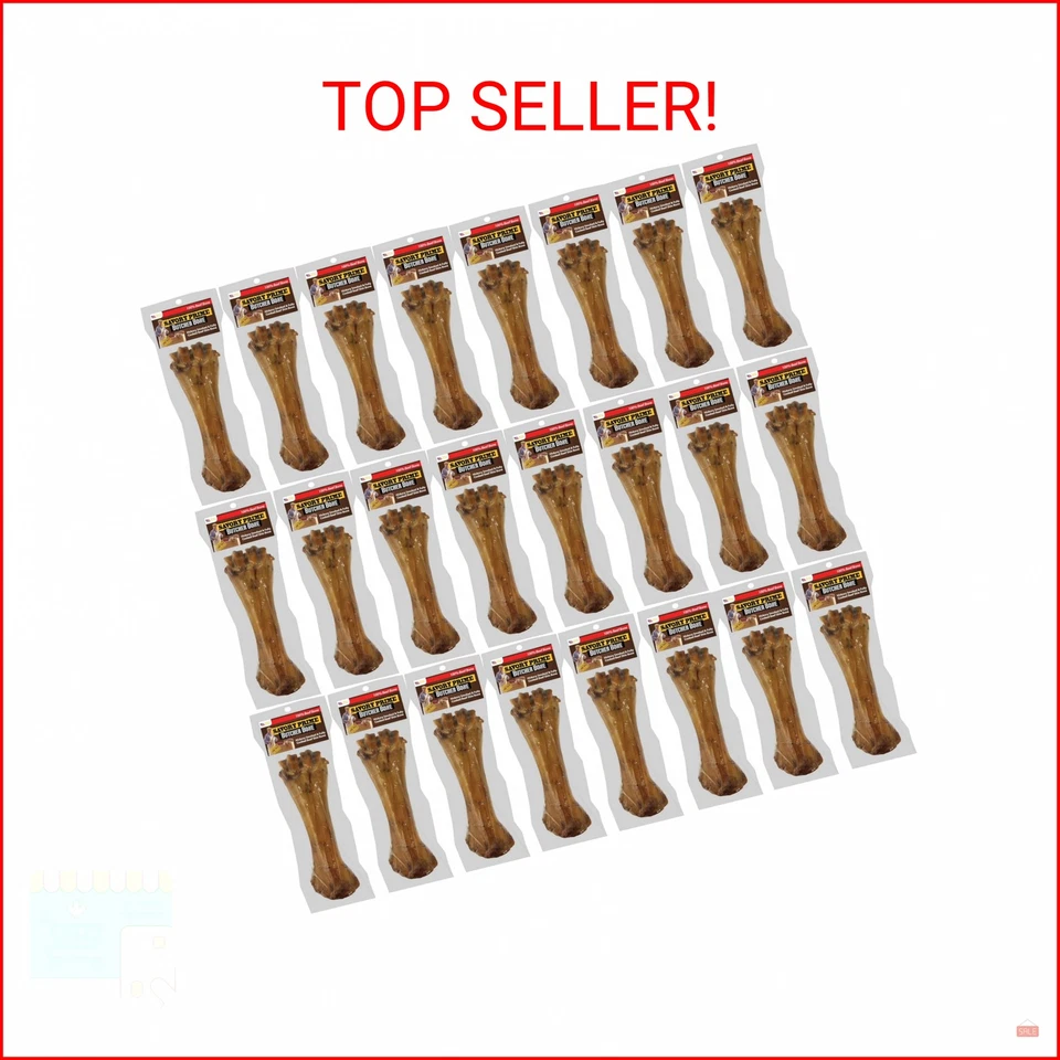 Savory Prime 801 Hickory Smoked Fully Cooked Beef Shin Bone 1.2 Lbs. for Dogs