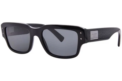 Gafas de sol Dolce & Gabbana DG4483 501/87 para hombre negro/gris oscuro forma cuadrada 54 mm Foto 1 de 4