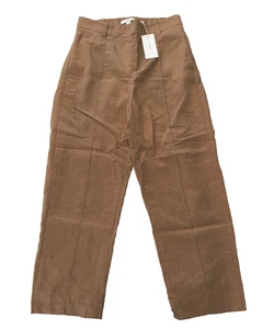 $395 Vince Women's Pleated Pants - V963622265 - Brown - Small - New With Tags - Picture 1 of 8