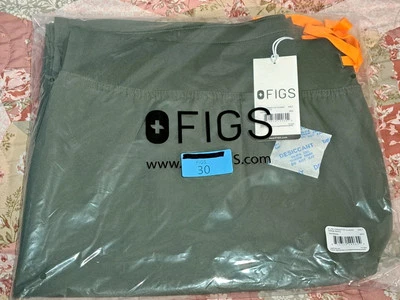 FIGS Womens 4XLT Scrub Pants HW Livingston Classic Olive Green 1SW20006 NWT - Image 1 of 4