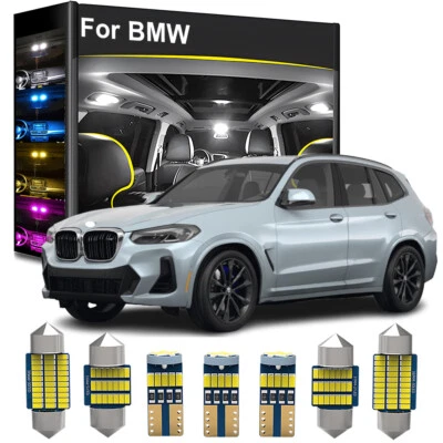 Bombillas LED interiores Canbus para BMW E30 E36 E90 E91 E60 E70 X1 X3 X5 4 colores Foto 1 de 4