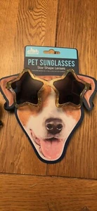 NEW Pawsitively Fun Pet Dog Sunglasses Star Shape Lenses - Picture 1 of 5