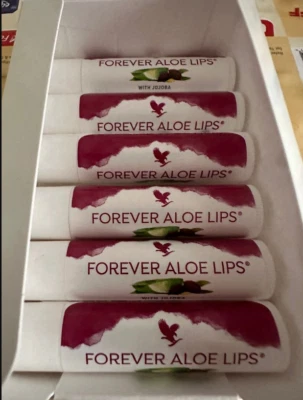 Forever Living Aloe Lips with Jojoba -6 Pack -Moisturizing Aloe-based formula - image 1 of 4