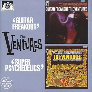 The Ventures-"Guitar Freakout/Super Psychederics" 2 on 1 CD, 1996, UK - Picture 1 of 3