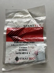 STRAT TEC CURTIS INDUSTRIES C20853 VATS KEY # 3 - Bild 1 von 2