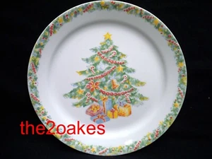 1 Corelle CHRISTMAS JOY 10-1/4" Dinner Plate Tree Presents Bells - Picture 1 of 2