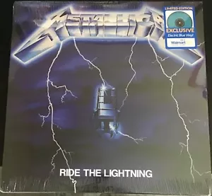 Metallica Ride The Lightning Limited Edition Electric Blue Vinyl Walmart Exclus - Picture 1 of 2