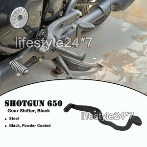 Fit For Royal Enfield "Gear Shifter Pedal With Rubber, Black" For Shotgun 650 - Picture 1 of 10