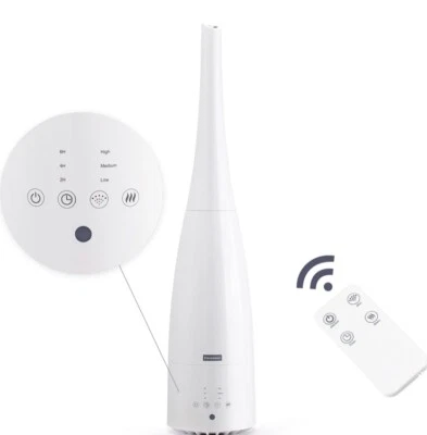 Elecameier Warm and Cool Mist Humidifier for Home/Bedroom with Remote Control - Image 1 of 4