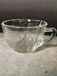 Vaso de café/té vintage cristalino federal depresión Madrid - Imagen 1 de 10