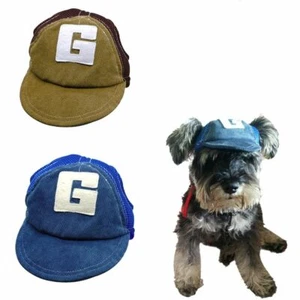 Pet Dog Hat Baseball Cap Windproof Travel Sports Sun Hats for Puppy Large Dogs - Picture 1 of 14