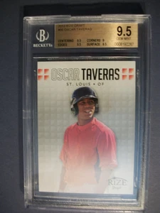 OSCAR TAVERAS 2013 Rize Draft #56 BGS GEM MINT 9.5 Cardinals prospect - Picture 1 of 1