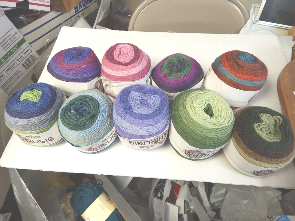 Cascade Yarns Whirligig  superwash merino acrylic yarn 8 Colors  546 yards - Image 1 of 1