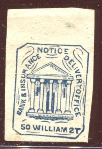 Hussey's Post Type II Greek Temple Forgery A (Scott) Lyons CV $75 BX5437 - Picture 1 of 2
