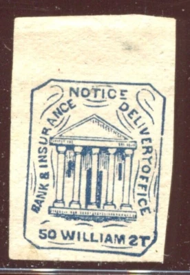 Hussey's Post Type II Greek Temple Forgery A (Scott) Lyons CV $75 BX5437 - Image 1 of 2