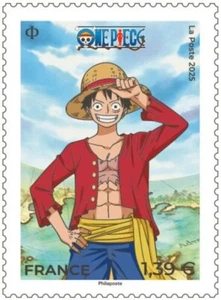 france 2025 cartoon manga ONE PIECE Monkey LUFFY hat crew captivates 1v mnh - Picture 1 of 1