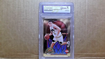 Steve Nash Rookie 1996 Collector's Edge Radical Recruits Holofoil #14 WCG 10 Foto 1 de 2