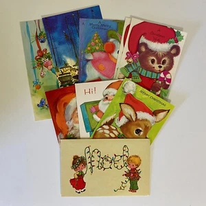 10 Stück Vintage Paramount Weihnachtsgrußkarten 70er 80er Pawtucket RI - Bild 1 von 12