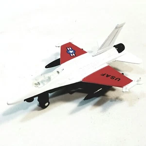 Showcast Red & White Lockheed Martin F-16 Fighting Falcon US Air Forcce Diecast - Picture 1 of 4