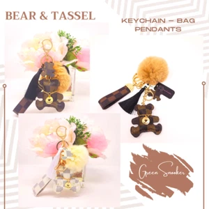 Keychain, Creative Bear & Tassel , Handbag, Backpack Pendant - Picture 1 of 7