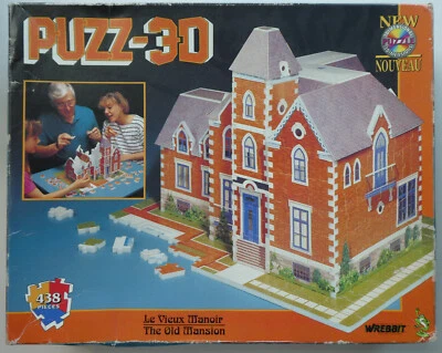 Wrebbit Puzz3D  The Old Mansion    2 different puzzle boxes & 1 puzzle  SAVE 20% - Image 1 of 4