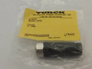 TURCK BV 8151-0/PG9 FIELD WIREABLE PLUGS AND RECEPTACLES 5 PIN (U2-09969) NIB - Picture 1 of 7