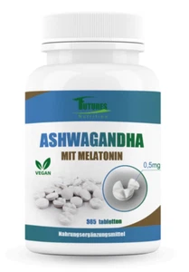 Ashwagandha Tabletten - Natürliche Unterstützung für Entspannung & Wohlbefinden - Bild 1 von 3