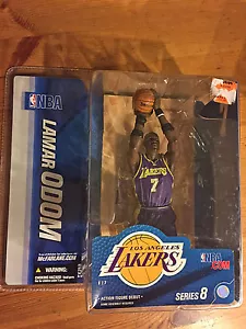 NBA Basketball Player Lamar Odom Los Angeles Lakers Action Figure McFarlane 2005 - Picture 1 of 3