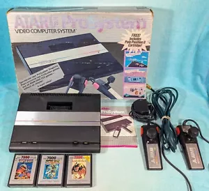 Atari 7800 Videospielkonsole mit Box, Handbuch & 3 Spielen - getestet & funktionsfähig! - Bild 1 von 17