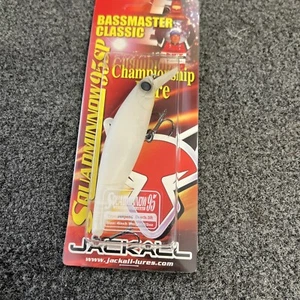 Jackall Squad Minnow 95SP  4" Suspending Model - Matte Pearl White - New - Picture 1 of 6
