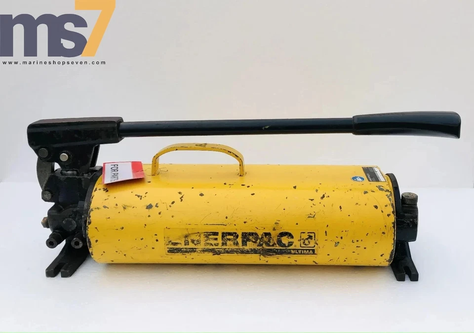 ENERPAC P801 ULTIMA HYDRAULIC HAND PUMP 2-SPEED 700 BAR/10,000 PSI #FOR PARTS - Image 1 of 4