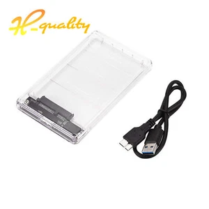USB 3.0 to SATA Hard Drive Enclosure Caddy Case For 2.5" Inch HDD / SSD External - Afbeelding 1 van 9