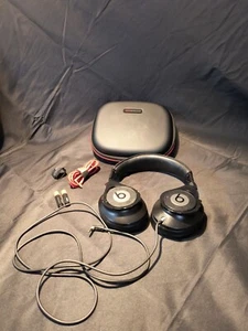 Beats by Dr. Dre Executive Over the Ear Headphones - Black w/ Case WIRED TESTED - Picture 1 of 18